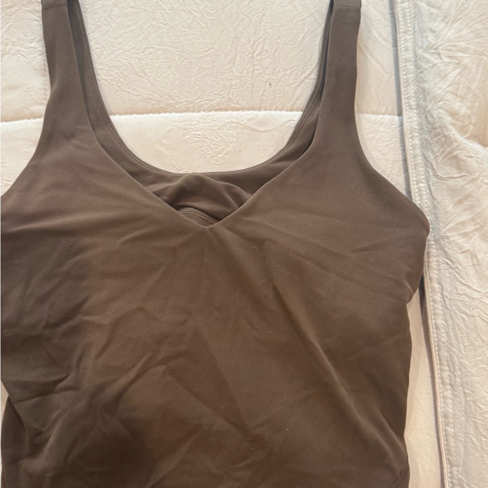 Lululemon Athletica Brown Tank Top